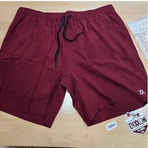 Dixxon Flannel Co. Premium Apparel Maroon Athletic Shorts - 2X
